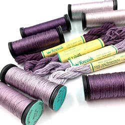 Silk thread collections with designs