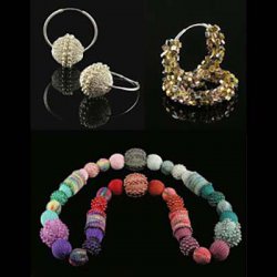 How to use silk & metallics in bead knitting & bead crochet