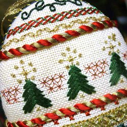 Banded Christmas Ornament
