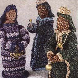 Crocheted Three Wise Men
