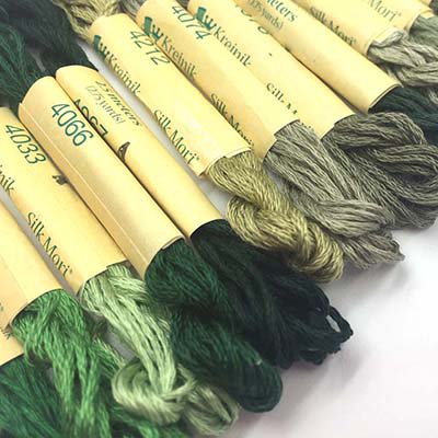 Green Italian Silk Set