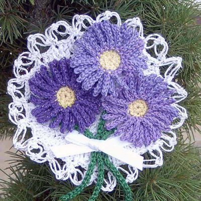 Add Blending Filament to crochet yarn
