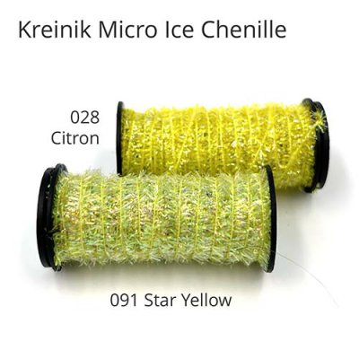 Micro Ice Chenille in two yellow shades