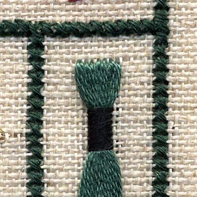 Stitched with Kreinik threads