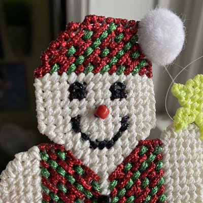 Country Snowman Ornament