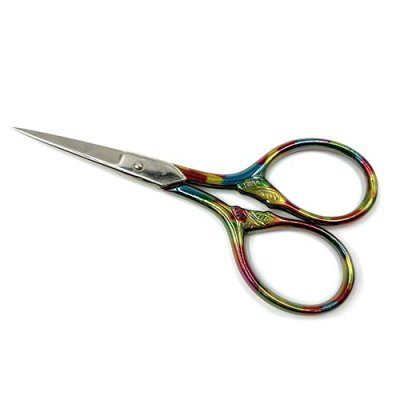 3.5" Rainbow Handle Lion's Tail Scissors X325
