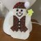 Country Snowman Ornament