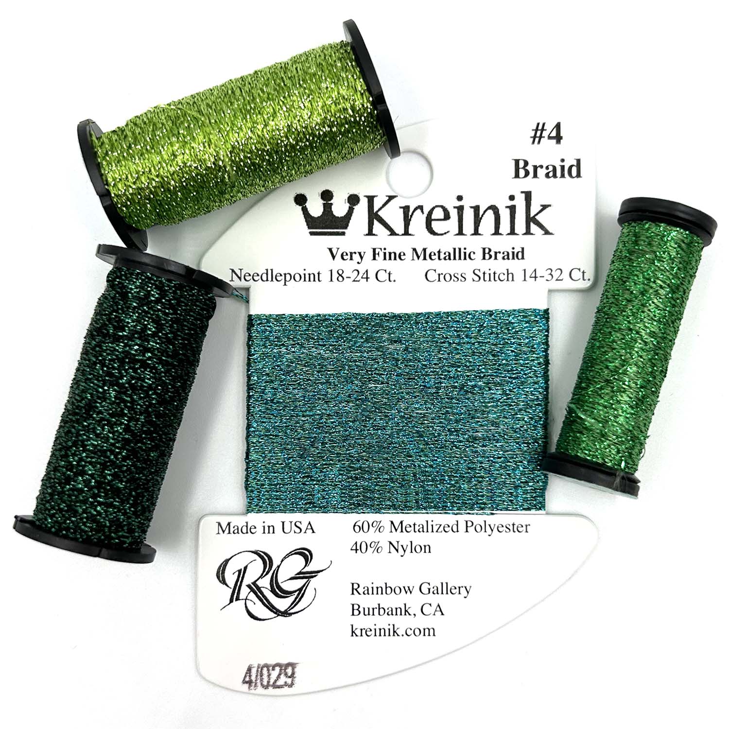 Kreinik Manufacturing > Shop Needlework > Metallic Threads