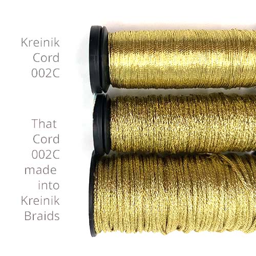 Kreinik Manufacturing > Cord > Real Gold #1 Passing Thread