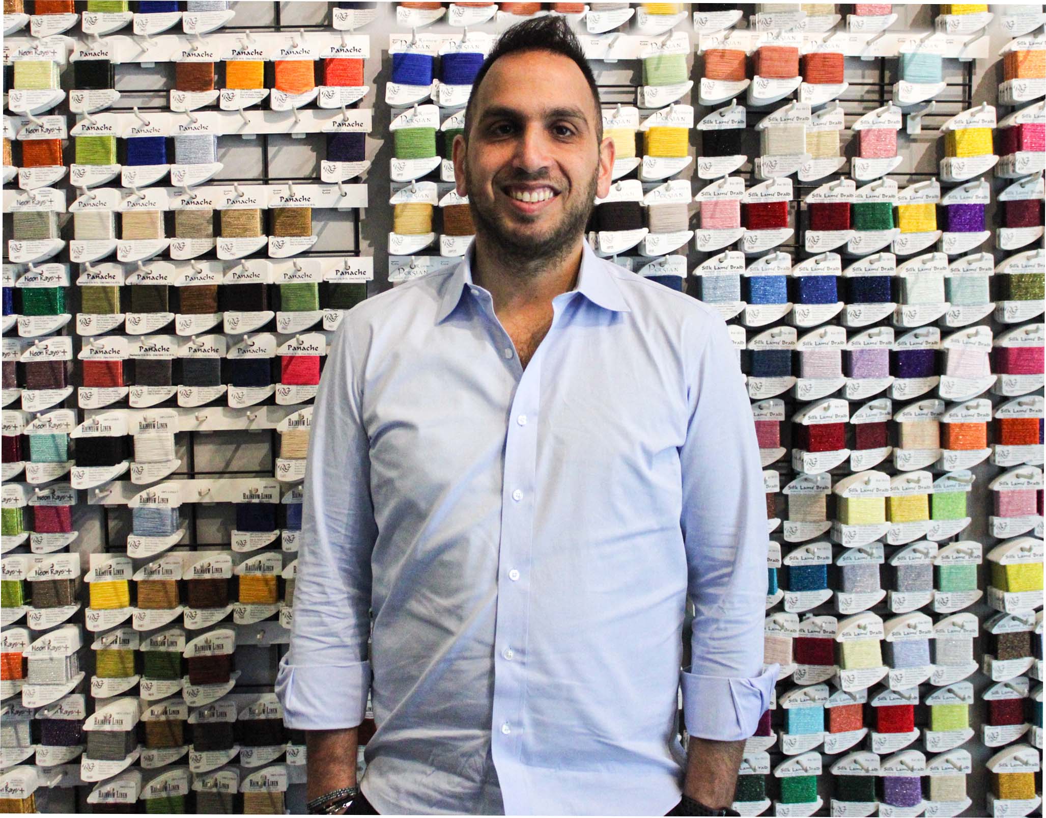 Kreinik and Rainbow Gallery owner Danny Ravan