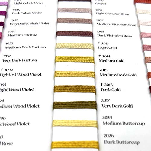 Kreinik Manufacturing > Silk Thread > Silk Thread Conversion Charts