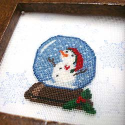 Kreinik silk gauze miniature needlepoint kit