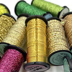 How to use metallic threads