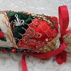 Crazy Quilt Christmas Gift Cracker