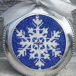 Snowflake Needlepoint Ornament