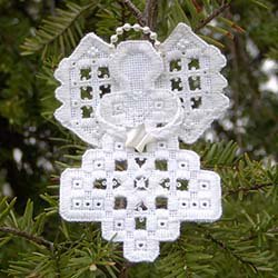 Hardanger Angel Ornament