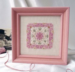 Pink Buds Cross Stitch