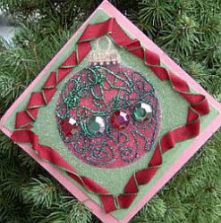 Beaded Paper Ornament