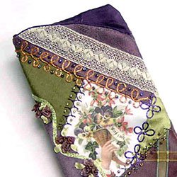 Crazy Quilted Eyeglass Case