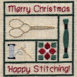 Stitched with Kreinik threads