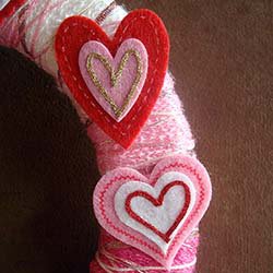 Made with Kreinik Iron-on Thread
