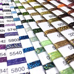 Kreinik Metallic Thread Color Card