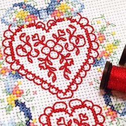 Made with Kreinik thread