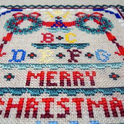 Christmas Sampler in Silk