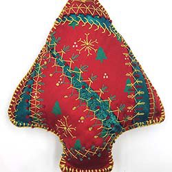 Crazy Quilt Tree Ornament Pattern