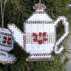 Christmas Tea Ornament Set