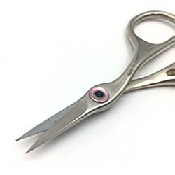 3.75" Ring Lock Matte Chrome Scissors x303S/FT