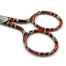 3.5" Tartan Red Scissor x311