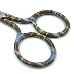 3.5" Tartan Blue Scissor x312