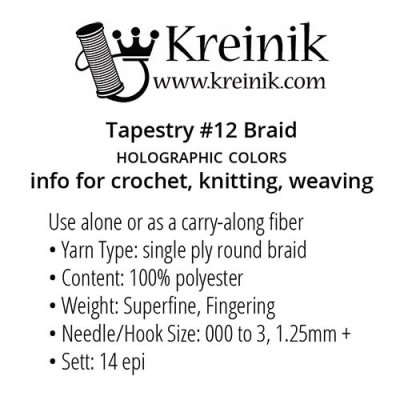 Kreinik Braid info