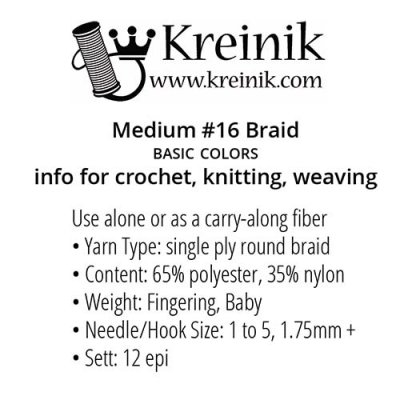 Kreinik Braid info