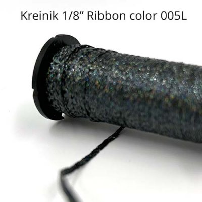 Kreinik Manufacturing > Ribbons and Flat Braids > 1/8 Flat Braid (Ribbon)  for fly tying