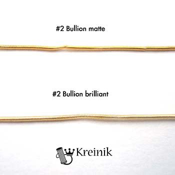 #2 Bullion Matte (Rough Purl) Gold