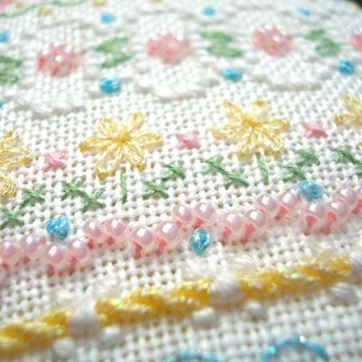 Kreinik Braids can be used in many different stitches