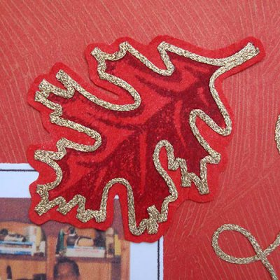 Kreinik Iron-on Thread with rubber stamps