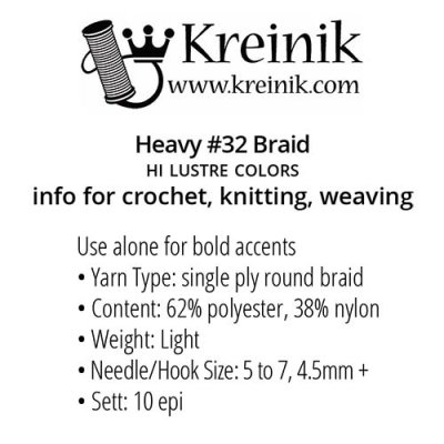 Kreinik Braid info