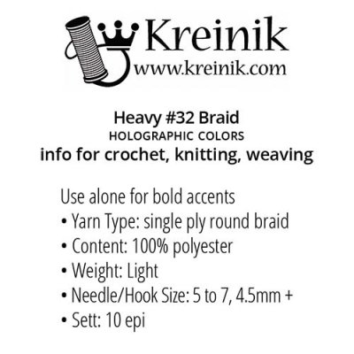 Kreinik Braid info