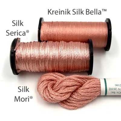 Kreinik makes three silk threads