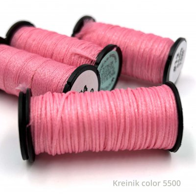 Kreinik threads come in many pink shades