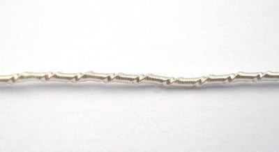 Faconnee #7 Matte Crimped Purl Silver