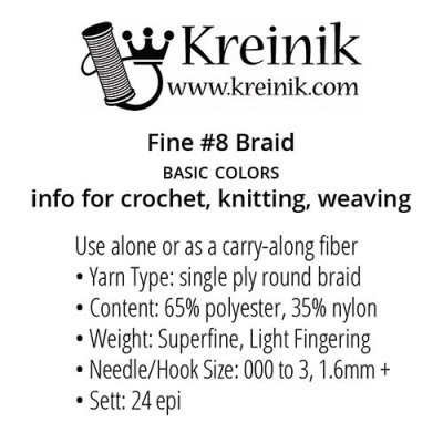 Kreinik Braid info