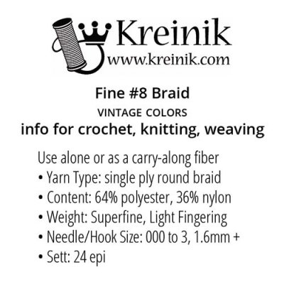 Kreinik Braid info