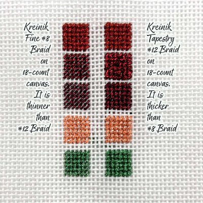 The threads to use for needlepoint