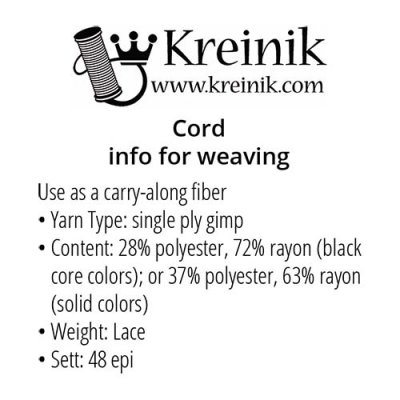 Info on Kreinik Cord