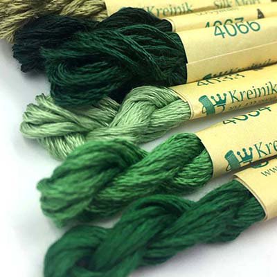 Green Italian Silk Set