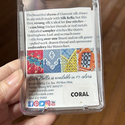 Coral Silk For Small Stitches
